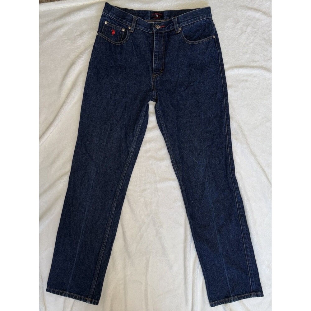 U.S. Polo Assn. Denim Co. Women’s‎ Juniors Jeans Sz 11/12 Blue Slim Straight Fit